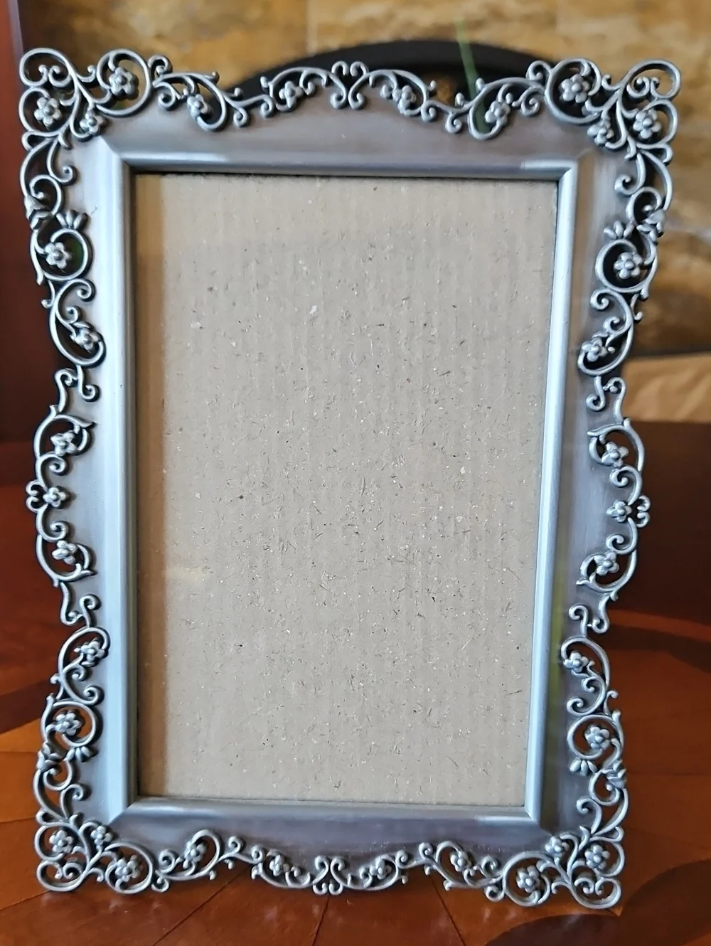 Elegant Ornate Baroque Style Picture Frames Set of 2, One Gold and One Silver